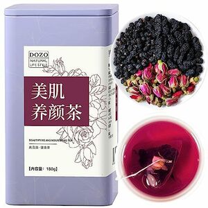Dozo красивое выращивание кожи чай на лице 160 г (30 упаковки) красавица чай цветочный чай красивый лицо красавица чай цветок голубой элемент