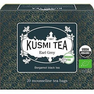 KUSMI TEA クスミティー アールグレイ 2.0g x 20ティーバッグ（個包装なし） オーガニック 有機JAS認証 紅茶