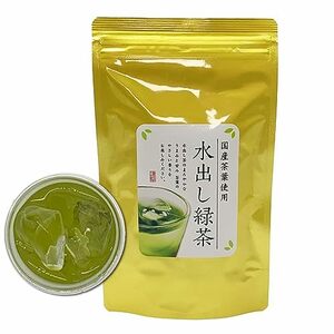 原田園 金の水出し緑茶 ティーバッグ (5ｇ×30個入り) 深蒸し掛川茶 一番茶 ティーポット マイボトルに1袋 お湯出し 水出し OK 抹茶なし