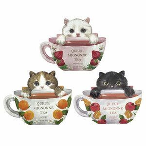  gift . lovely cat. Koo Mini .n tea flavor tea 4. entering 3 kind set 