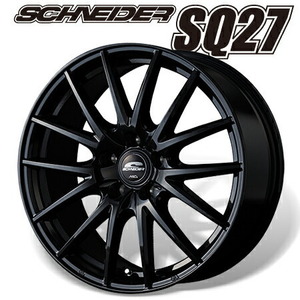 MID シュナイダー SQ27 エスキューニーナナ (ブラック) アルミホイール 4本セット 16×6.5J 5H PCD114.3 +48