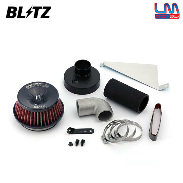 BLITZ ブリッツ サスパワー コアタイプLM レッド エアクリーナー コペン L880K H14.6～ JB-DET