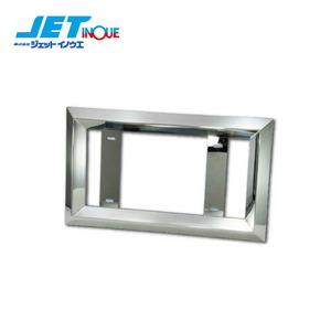 JETINOUE jet inoue over white .. number plate frame 38mm angle pipe causes large 