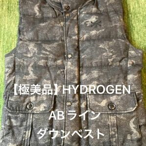 【即日発送】HYDROGEN ダウンベスト　ハイドロゲン カモフラ