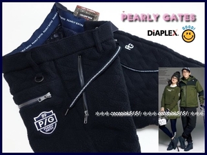 正規本物!パーリーゲイツ★高機能!POLARTEC×DiAPLEX★裾リブ!中綿保温★キルティング★ストレッチ★パンツ★5番(L)W80～84cmダークNe