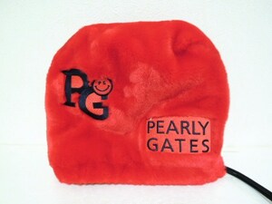 PEARLYGATES●パーリーゲイツ●PG●ボア●アイアンカバー●レッド（赤）●美品●数回のみ使用