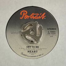 HEART ハート/ Barracuda (7") US盤 c/w "Cry To Me" (g461)_画像3