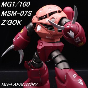 MG 1/100 シャア専用ズゴック MSM-07S アニメカラー 改修全塗装済完成品