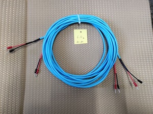 スピーカーケーブル　6m×２ 両端棒端子（ニチフ製）処理加工済