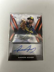 2022 Topps　MILWAUKEE　BREWERS　AARON　ASHBY　ブリュワーズ　直筆サイン