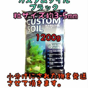 ニッソー カスタムソイル ブラック 1200g シュリンプ アクアリウム 水草 メダカ 熱帯魚