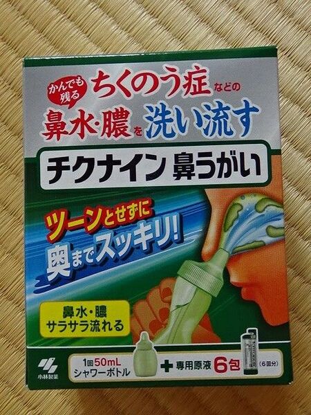 13 新品 チクナイン 鼻洗浄 シャワータイプ 鼻洗浄器 +専用原液6包