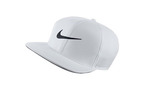 中古/Nike AeroBill Pro Perforated Cap DRI-FIT White エアロビル/メッシュ キャップ/ゴルフ/ジム