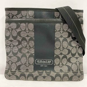 COACH F70444 ショルダーバッグ＜バッグ＞コーチ グレー系 メンズ レディース ブランド シグネチャー ファッション