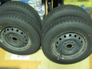 ダイハツ等　軽自動車　PCD100ー４穴　１４５/８０R13　２９週/２２年　オートバックブランド　North TreK N5　１シーズン使用