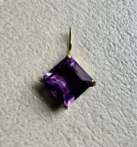  amethyst pendant top K10 6mm angle free shipping K10 pendant 