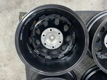 ☆ レイズ M9 チームデイトナ 17×8J IN+20 プラド 6H PCD139.7 ブラック/ディスククリアスモーク（BBP）　中古 ☆_画像9