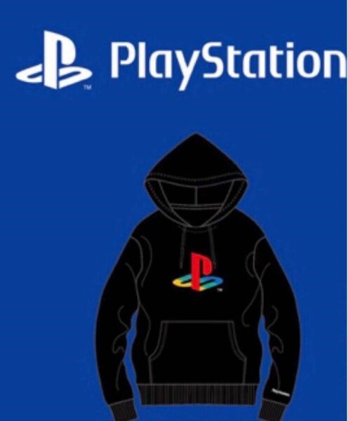 MプレーステーションPlay station未使用パーカー男性用メンズ限定ドンキホーテ新品コラボ黒ブラックBLACKソニーSONY