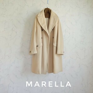 超高級 Maxmara 一級品イタリア製憧れのオーバーサイズコート MARELLA マレーラ マックスマーラ めちゃ可愛ビッグシルエット