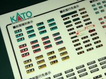 KATO カトー　221系　リニューアル　大和路快速　行先表示シール　ステッカー　一部使用済_画像2