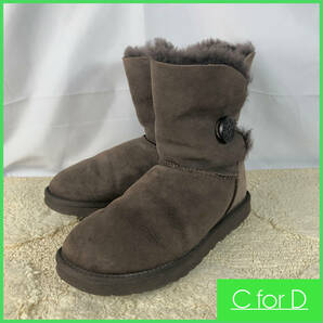 ★UGG australia★25.0cm ムートンブーツ アグ レディース 茶系 CHO チョコレート色 ショートブーツ ミドルブーツ 2WAY ボア ブーツ S145