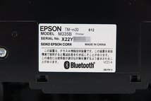 EPSON レシートプリンタ TM-m30 ブラック 2個セット M335B Bluetooth対応機種【業務用/店舗用/レジ/中古】 #UT_画像5