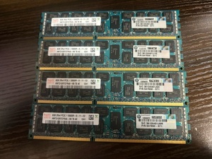 hynix 32GB (8Gx4) 2Rx4 PC3L-10600R サーバー用メモリー　4枚セット