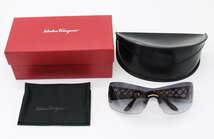 【1円】サルヴァトーレ フェラガモ 783 8G 120 サングラス メガネ 眼鏡 ブラウン系 メンズ Salvatore Ferragamo z24-70 中古品 z_b_画像10