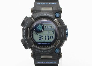 カシオ Gショック GWF-D1000B-1JF G-SHOCK フロッグマン マスターオブG タフソーラー 腕時計 動作確認済み CASIO z24-38 中古品 z_w