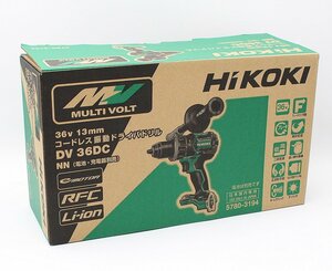 1円【未使用】ハイコーキ マルチボルト 36V コードレス振動ドライバドリル DV36DC(NN) 13mm HiKOKI z23-4369 z_z