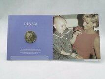 ☆ ダイアナ妃 メモリアルコイン DIANA MEMORIAL COIN 5ポンド 記念コイン イギリス k_z 23-4875_画像2