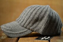 ニット帽 ニットキャップ キャップ 帽子 メンズ レディース Knit 7990352 9009978 Q-6 グレー 新品 1円 スタート_画像3