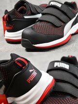 PUMA プーマ 安全靴 メンズ スニーカー シューズ SPEED RED LOW ベルクロタイプ 作業靴 64.213.0 レッド 28.0cm / 新品 1円 スタート_画像4