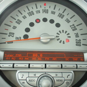 ●BMW MINI mini ミニ 後期 R56 R55 MT車 純正 260km スピード メーター CD オーディオ 作動確認済みです●の画像7