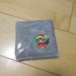 ヤクルトスワローズ つば九郎 ハンド タオル クリスマス スワレージ 今治 ハンカチ グレー マスコット 刺繍