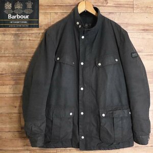 G3S/S12.20-2　Barbour　バブアー　INTERNATIONAL　インターナショナル　モーターサイクル　オイルドジャケット　XL　ユーロヴィンテージ　