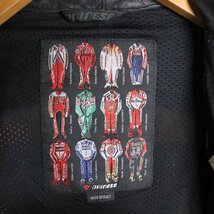 F1T/S12.27-2　イタリア製　DAINESE　ダイネーゼ　レーシングジャケット　本革　シングルライダース　レザージャケット　革ジャン 皮ジャン_画像7