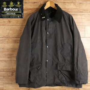 G4S/R1.15-4　90s　ビンテージ　英国製　Barbour　バブアー　BEDALE　ビデイル　オイルドジャケット　3ワラント　ハンティングジャケット