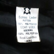 ?5S/Y1.19-5　ユーロ古着　Echtes Leder　フライトジャケット　本革　レザージャケット　G-1　A-2　革ジャン　皮ジャン　XXL　ビッグサイズ_画像5