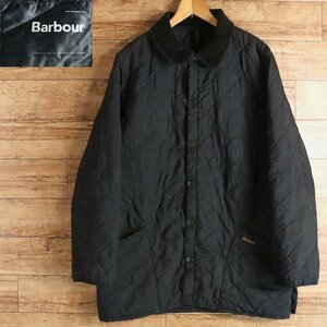 I13K/R1.19-4　Barbour　バブアー　キルティングジャケット　ライナージャケット　襟コーデュロイ　ユーロ古着　ヨーロッパ古着　メンズ