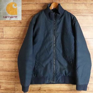 ＄2T/R12.15-4　アメリカ古着　Carhartt　カーハート　中綿　ナイロンジャケット　Lサイズ　メンズ　ジャンパー　ブルゾン