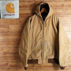 C5T/R12.15-1　アメリカ古着　Carhartt　カーハート　アクティブパーカー　2XL　ダックジャケット　ワークジャケット　ジャンパー