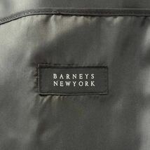 ほぼ未使用/50 XL相当★バーニーズニューヨーク/BARNEYS NEWYORK ラムレザー 羊革 リングジップ シャツジャケット ブルゾン メンズ 茶_画像8