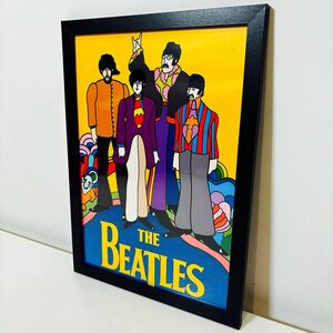 【額付きポスター】ビートルズ The Beatles イエローサブマリン(新品)