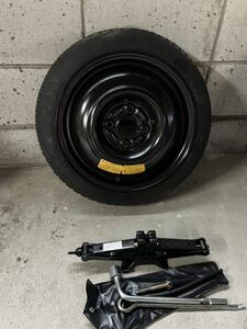 00182 Mitsubishi ek sport H81W original spare temporary spare tire tire 14 -inch 4 hole loaded tool jack 