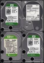 WesternDigital TOSHIBA Seagate 2Tと3T 8機セット 認識するジャンク_画像1