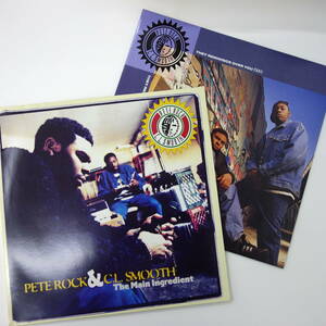 ●●● Hip-Hop 名盤 レア盤 二枚セット PETE ROCK & CL SMOOTH ／2LP＋12inc SG 検索：HIPHOP RAP DJ ヒップホップ オールドスクール