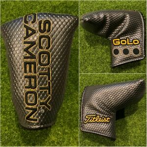 【正規品】スコッティキャメロン ゴーロー パターカバー ヘッドカバー マレット グレー イエロー 黄 黒 SCOTTY CAMERON GOLO 5 7 372854