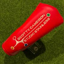 【正規品】スタジオステンレス スコッティキャメロン パターカバー ヘッドカバー レッド 赤 SCOTTY CAMERON STUDIO STAINLESS 2002【美品】_画像2