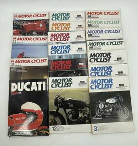□M23　別冊 MOTOR CYCLIST モーターサイクリスト THE DUCATI まとめ 17冊セット 83年～86年 バイク雑誌